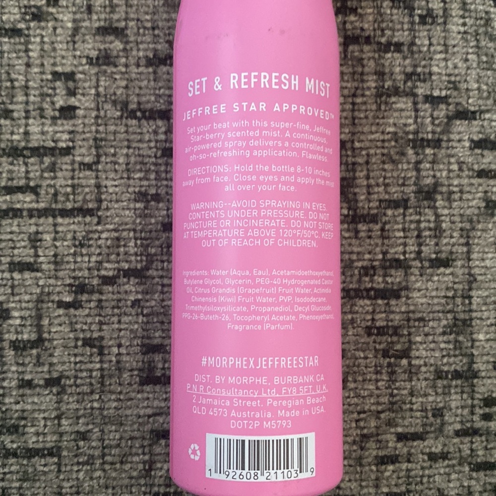 Morphe X Jeffree Star Set & Refresh Mist - Picture 5 of 6
